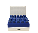 Cryogenic Storage; 25-Place Box, Polycarbonate, Pull-off lid, MTC Bio