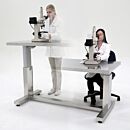 Work Station; BioSafe® ErgoHeight, 304 Stainless Steel, Perforated Top, 48