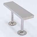 Gowning Bench; 304 Stainless Steel, Solid Top, 30