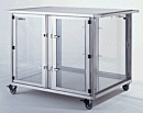 DesiCart; 1 Chamber, Stainless Steel Frame, Acrylic Chamber, 41
