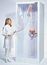 Safety Shower; Enclosed, Single Side Access, FM4910 Polypropylene