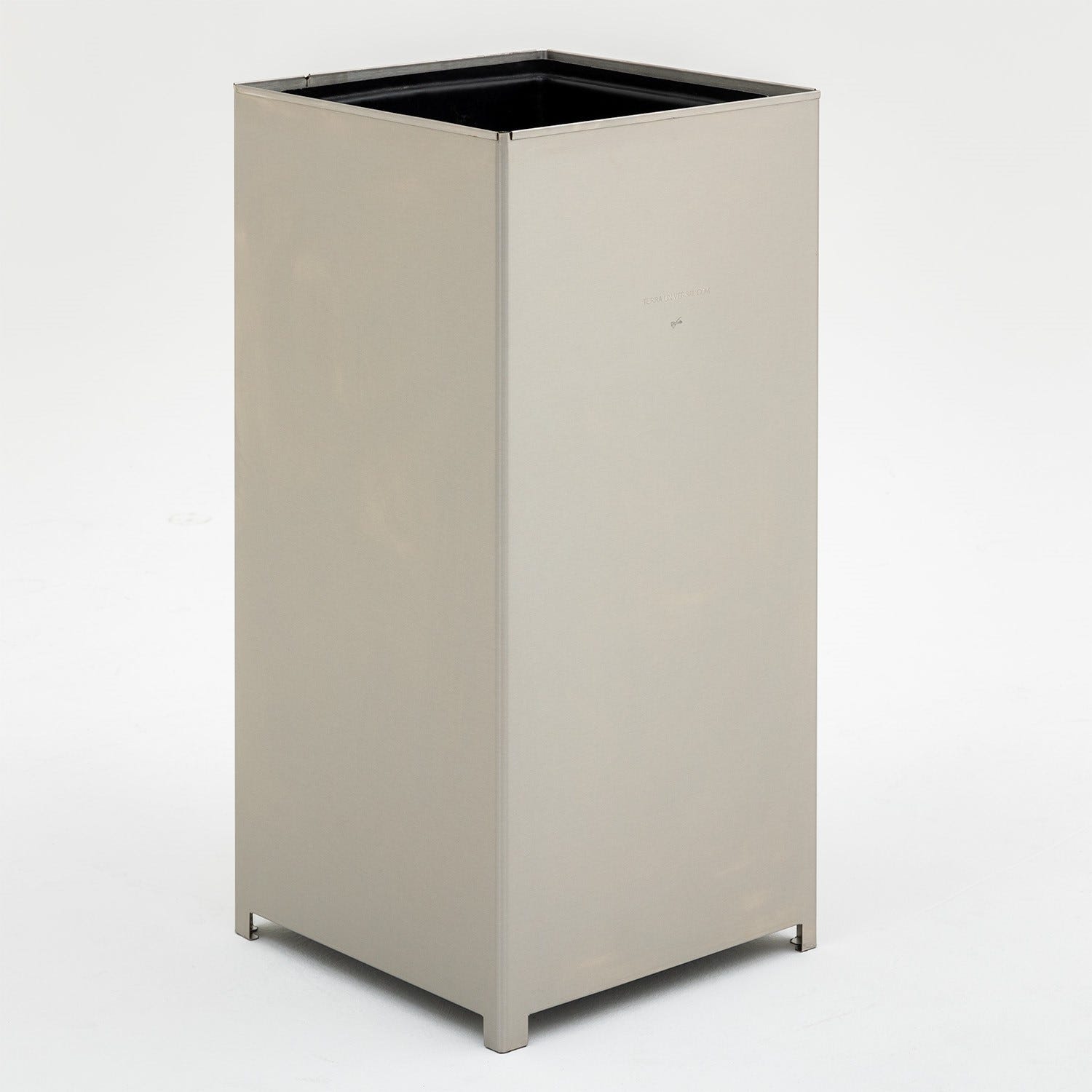 Lidless Waste Bin, 304 or 316 SS, 7 gal