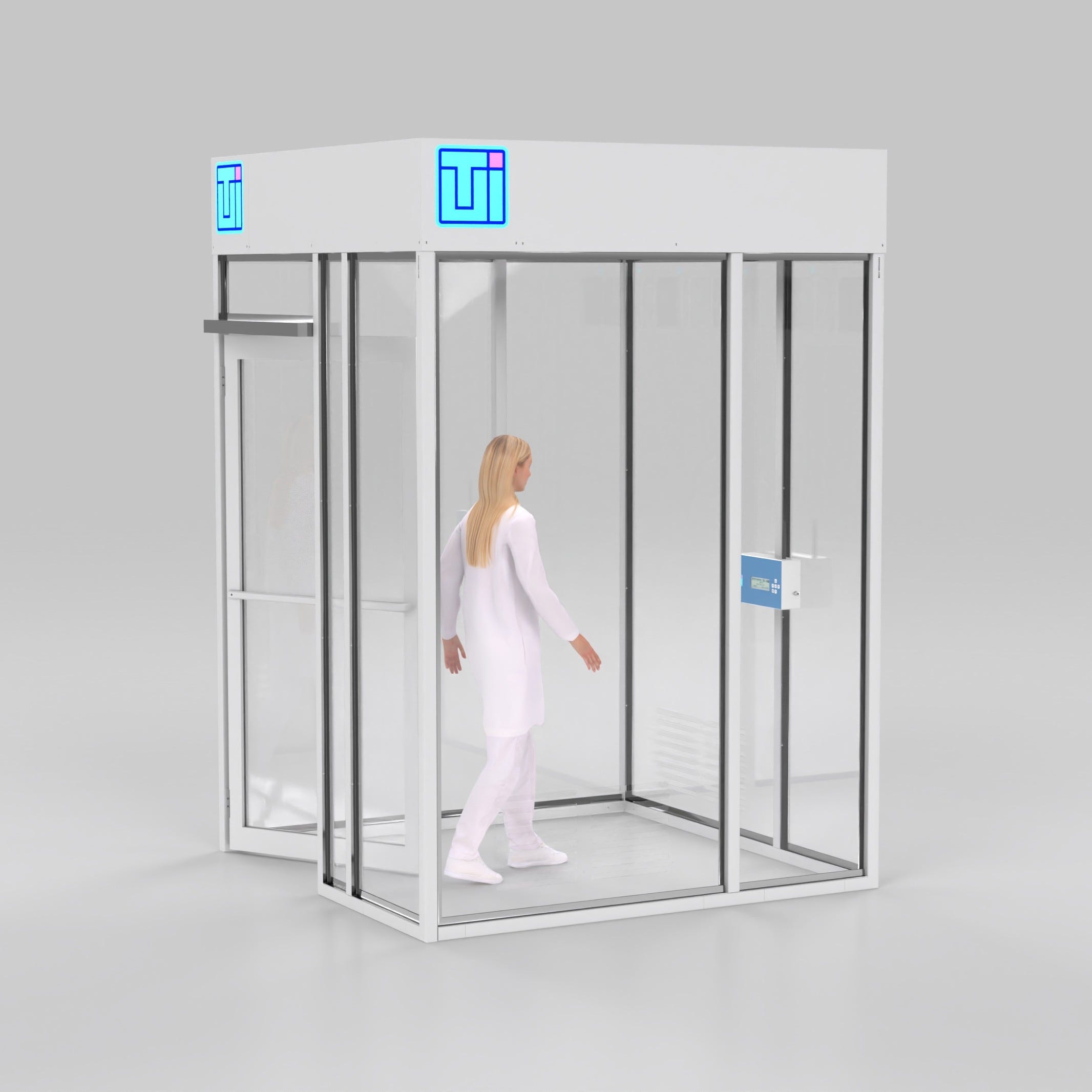 Hardwall ValuLine® Cleanroom, 6'W x 6'D x 8'H