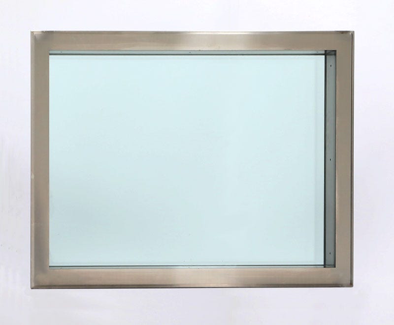 Window, Single-Pane, Flush-Mount 304 SS Frame, Tempered…
