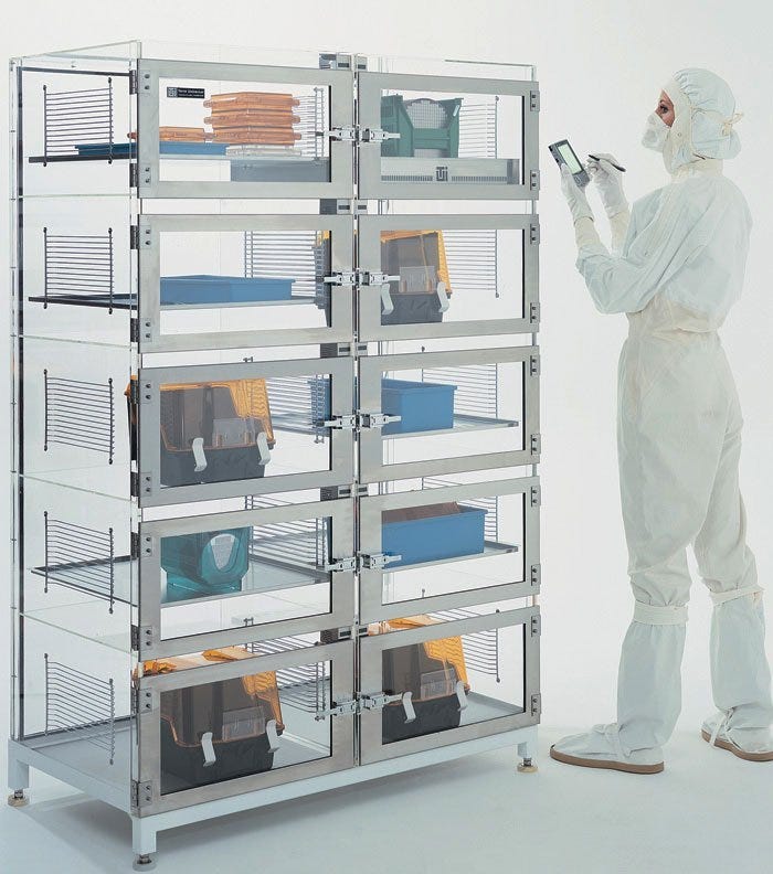 NitroPlex Desiccator Cabinets, 5 Chambers | Terra Universal