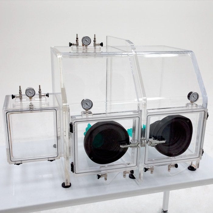 Plastic Vacuum Glove Box, Series 210