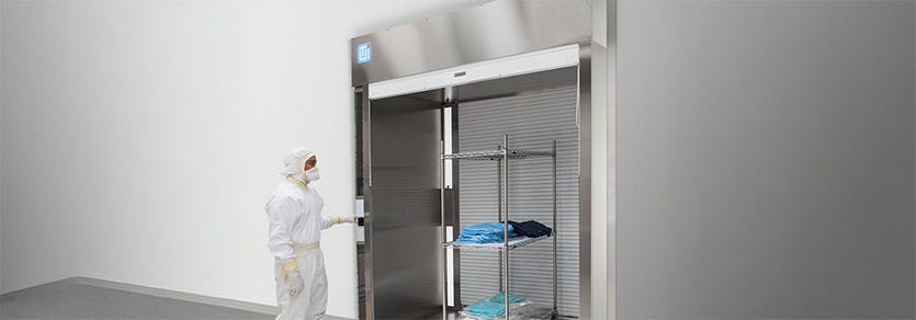 Why Does Your Cleanroom Need a Roll-Up Pass-Through Chamber?