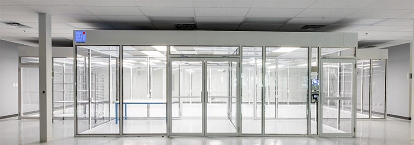 ISO 5 Cleanroom Standards for 14644-1 Certification (FS209E Class 100)