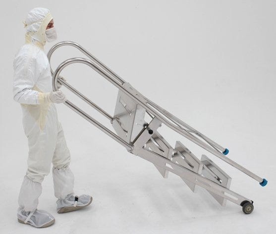BioSafe® Cleanroom Ladders are Steel Workhorses