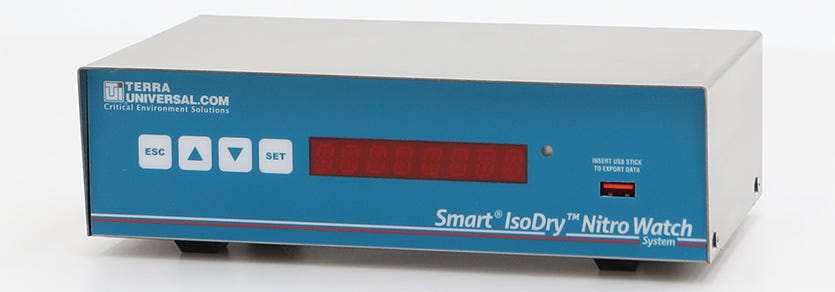 Advantages of Terra Universal's Smart Nitro-Watch for Desiccator Cabinets and Glove Boxes