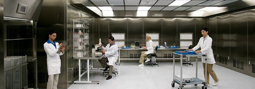 ISO Class 5 - ISO 8 Cleanroom Applications, Uses, and Installation Photos