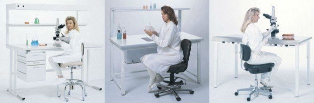 Choosing A Cleanroom Chair: The Battle of Comfort vs. Ergonomics