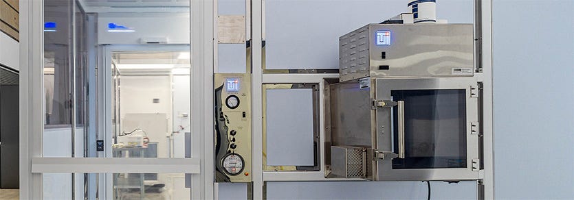 HEPA Filtered Cleanroom Pass-Through Chambers and Sample Transfer Boxes