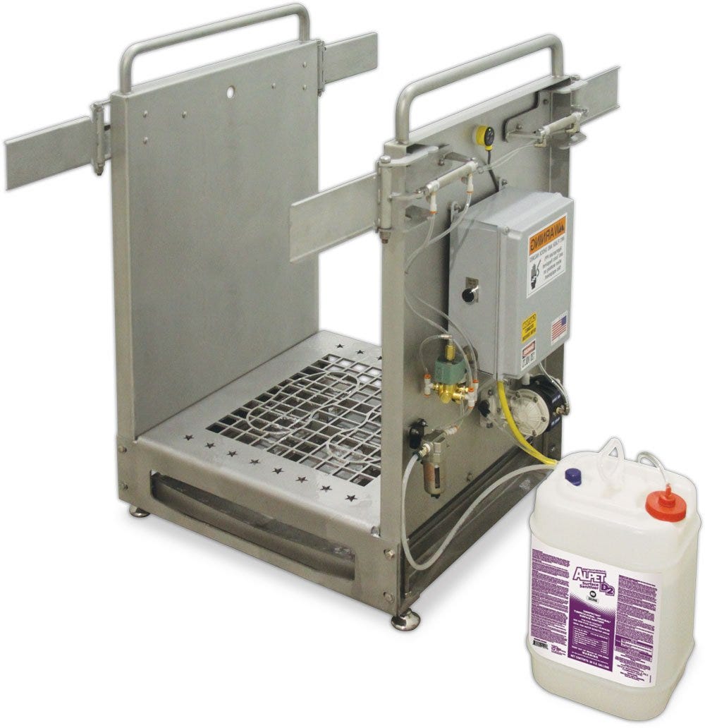 Automatic Footwear Sanitizing Station