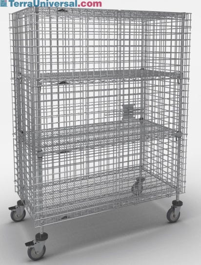 Super Erecta Mobile Security Cages